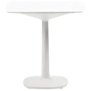 KARTELL table MULTIPLO avec plateau carré 78 cm arrondie et petite bas...
