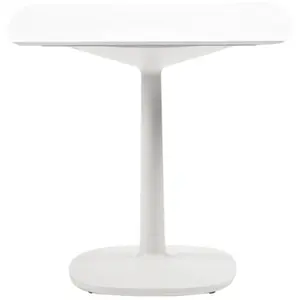 KARTELL table MULTIPLO avec plateau carré 99 cm arrondie et grande bas...