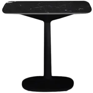 KARTELL table MULTIPLO avec plateau carré 99 cm arrondie et grande bas...