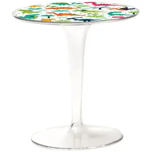 Comparateur de prix : Kartell Tip Top Kids, Table, Transparent Dinosaure