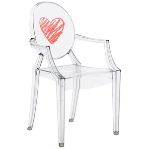 Kartell Lou Ghost Chaise, 2.7 x 37 x 63 cm