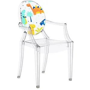 Kartell Lou Ghost Chaise, Plastique, Dino, 2,7 x 37 x 63 cm