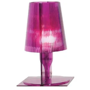 Lampe a poser Kartell - 09050RO - Take, Lampe de table, Rose pas cher