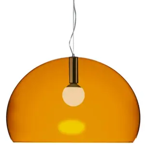 KARTELL lampe à suspension BIG FL/Y fly (Orange - PMMA transparent)