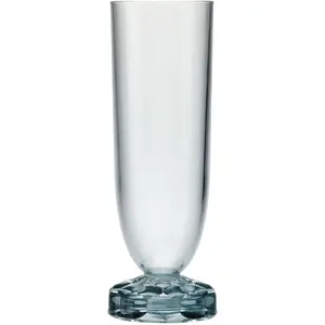Kartell JELLIES FAMILY flute verre lot de 4, azur
