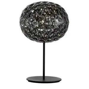 Comparateur de prix : Kartell Kartell Planet Lampe À Poser Led, Pied, Gris Fumée