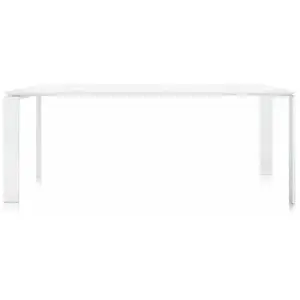 Table à manger blanc 190x79 Four tavolo - Kartell pas cher