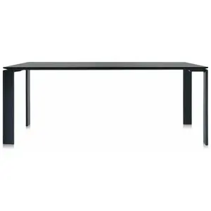Table à manger noir 190x79 Four tavolo - Kartell pas cher