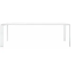 Table à manger blanc 223x79 Four tavolo - Kartell pas cher