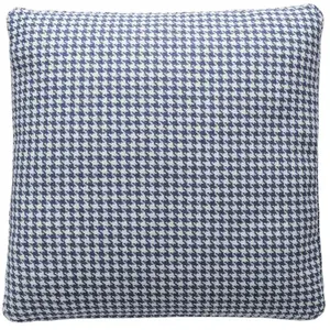 KARTELL coussin 7085 48x48 cm (Bleu - Tissu pied de poule) pas cher
