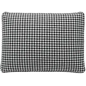 KARTELL coussin 7166 48x35 cm (Noir - Tissu pied de poule)