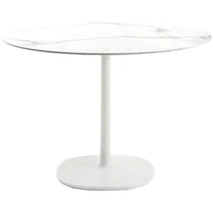 KARTELL table MULTIPLO avec plateau rond Ø 135 cm et grande base carré...