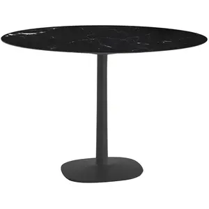 KARTELL table MULTIPLO avec plateau rond Ø 135 cm et grande base carré...