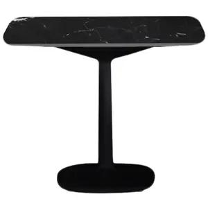 KARTELL table MULTIPLO avec plateau carré 118 cm arrondie et grande ba...