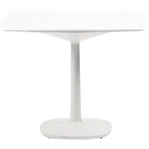 KARTELL table MULTIPLO avec plateau carré 118 cm arrondie et grande ba...