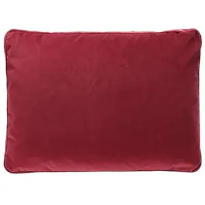 KARTELL coussin pour canapé LARGO 7176 48x35 cm (Rouge cardinal - Velo...