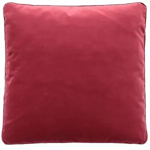 KARTELL coussin pour canapé LARGO 7175 48x48 cm (Rouge cardinal - Velo... pas cher