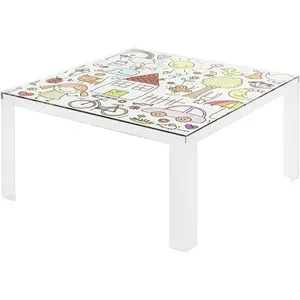 Kartell Kids Table Basse Invisible Table (Transparent Avec Dessins - P... pas cher