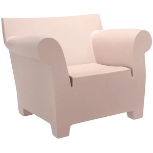 Comparateur de prix : Kartell Fauteuil Bubble Club (Rose Pâle - Polyéthylène Coloré)