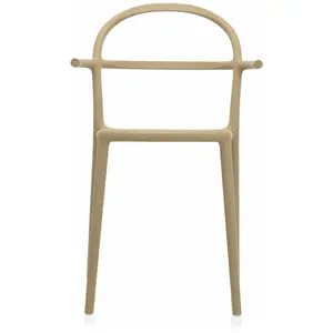 KARTELL set de 2 chaises GENERIC C (Gris tourterelle - Polypropylène) pas cher