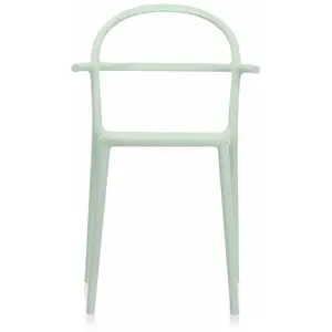 Comparateur de prix : Kartell Set De 2 Chaises Generic C (Vert Sauge - Polypropylène)