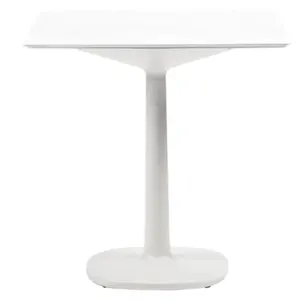 KARTELL table MULTIPLO avec plateau carré 78 cm et petite base carrée ...