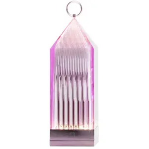 Comparateur de prix : Kartell Lantern, Lampe de Table, Glycine, avec Variateur de Lumière