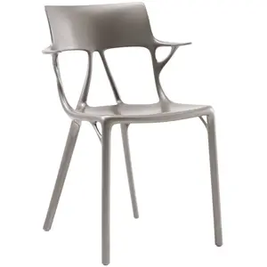 Comparateur de prix : Chaise avec accoudoirs grise A.I - Kartell