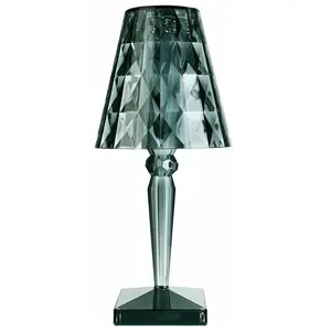 Comparateur de prix : Kartell Big Battery, Lampe de table, Bleu clair, Alimentation directe