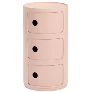 Comparateur de prix : Kartell Componibili Bio, Meuble Conteneur 3 éléments, Rose