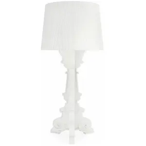 Lampe à hauteur réglable blanc mat Bourgie - Kartell pas cher