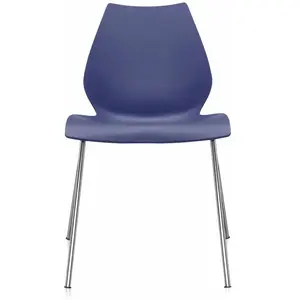 Chaise Maui - chrome - bleu marine Kartell pas cher