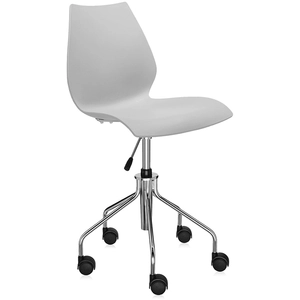 Kartell Maui, Chaise Tournante Réglable en Hauteur, Gris Clair pas cher