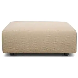 Kartell Pouf Plastics Duo 7090 (Gris Tourterelle - Tissu Nilo)