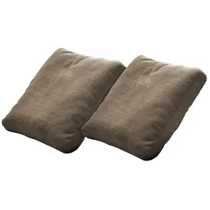 KARTELL set de 2 coussins pour canapé PLASTICS DUO (Gris tourterelle -...