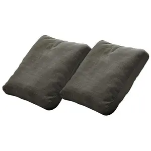 KARTELL set de 2 coussins pour canapé PLASTICS DUO (Gris - Tissu Nilo)
