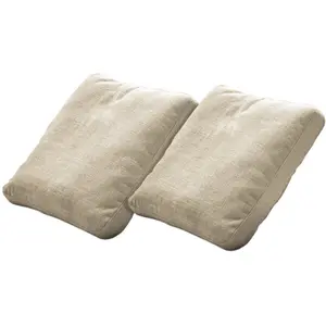 KARTELL set de 2 coussins pour canapé PLASTICS DUO (Ecru - Tissu Nilo) pas cher