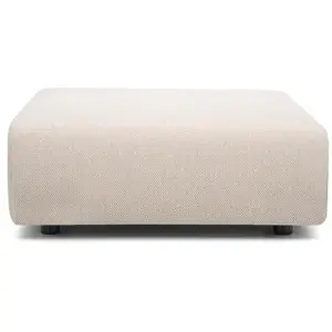 Kartell Pouf Plastics Duo 7090 (Ecru - Tissu Nilo)