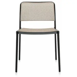 Chaise sable et noire Audrey - Kartell