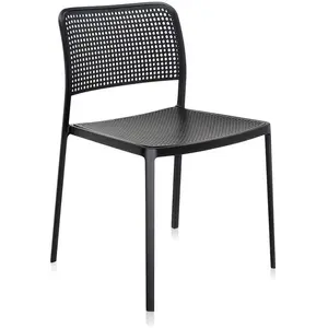 Kartell Set De 2 Chaises Audrey (Structure Peinte En Noir/ Assise Noir...