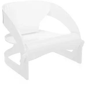Fauteuil blanc Joe Colombo - Kartell