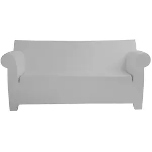 Kartell Canapé Bubble Club 2 Places, Polyéthylène Coloré, Gris Clair, 2