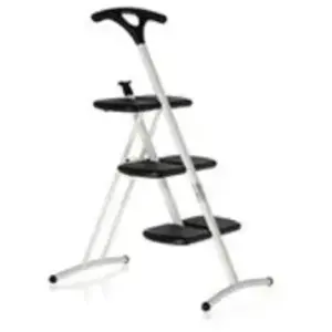 KARTELL escabeau TIRAMISU' (Blanc - acier et polypropylène) pas cher
