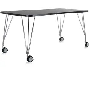 KARTELL table sur roulettes MAX (L 160 cm / Ardoise - Pleateau laminé ... pas cher