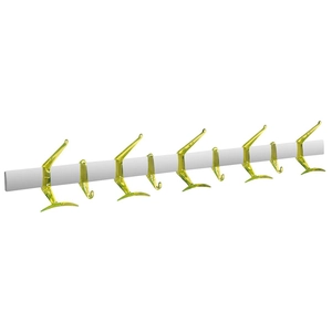 Porte-manteau mural Hanger - jaune citron - Longueur 90 cm Kartell pas cher