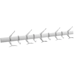 Comparateur de prix : Porte-manteau mural Hanger - Verre clair - Longueur 90 cm Kartell