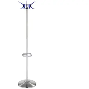 KARTELL portemanteau HANGER (Cobalt - Acier brossé et polycarbonate)Vendu parmyareadesign