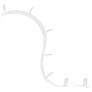 Comparateur de prix : Kartell Bookworm, Bibliothèque Flexible, 7 Serre-livres (320cm), Blanc