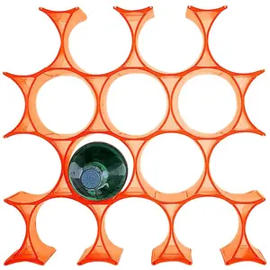 Kartell - Casier à bouteilles - Orange - Polypropylène - Designer Ron Arad pas cher