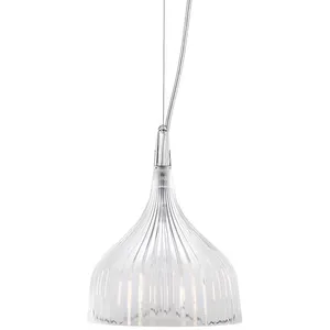 Kartell lampe à suspension e' (cristal - polycarbonate transparent) pas cher